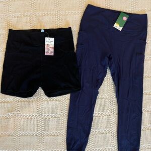 NWT leggings/shorts bundle